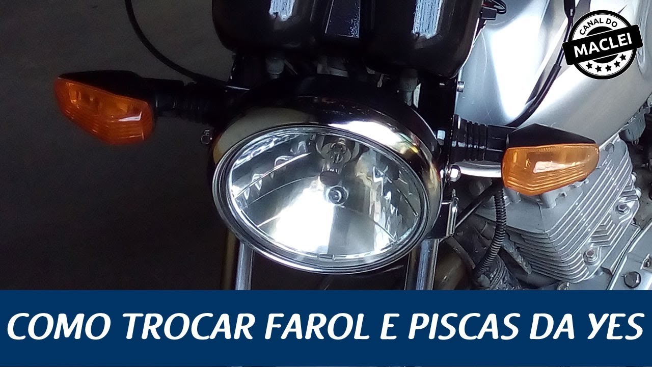 COMO TROCAR FAROL PISCAS LÂMPADAS SUZUKI YES INTRUDER