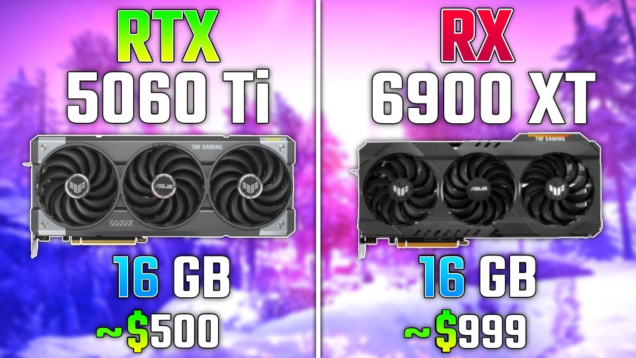 RTX 5060 Ti vs RX 6900 XT | Test in 7 Games