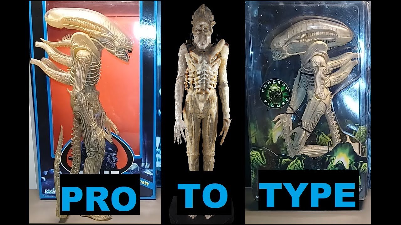 Обзор! Сравнение Neca Xenomorph (прозрачный прототип костюма) 7 серии и 40-й годовщины!