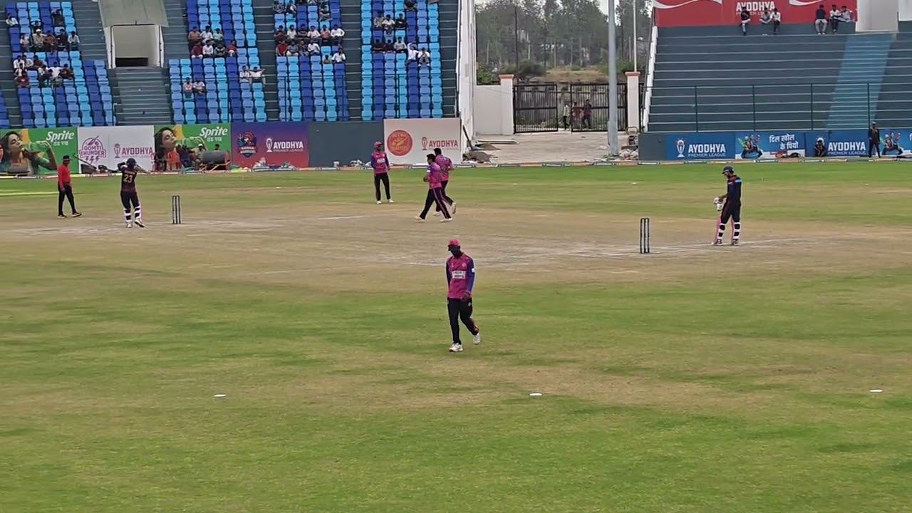 Ayodhya premier league final match glimpses