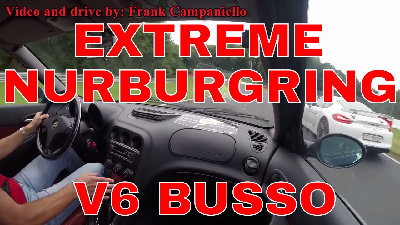 Alfa Romeo 156 V6 Nurburgring lap, AMAZING drive, lovely Busso V6 sound