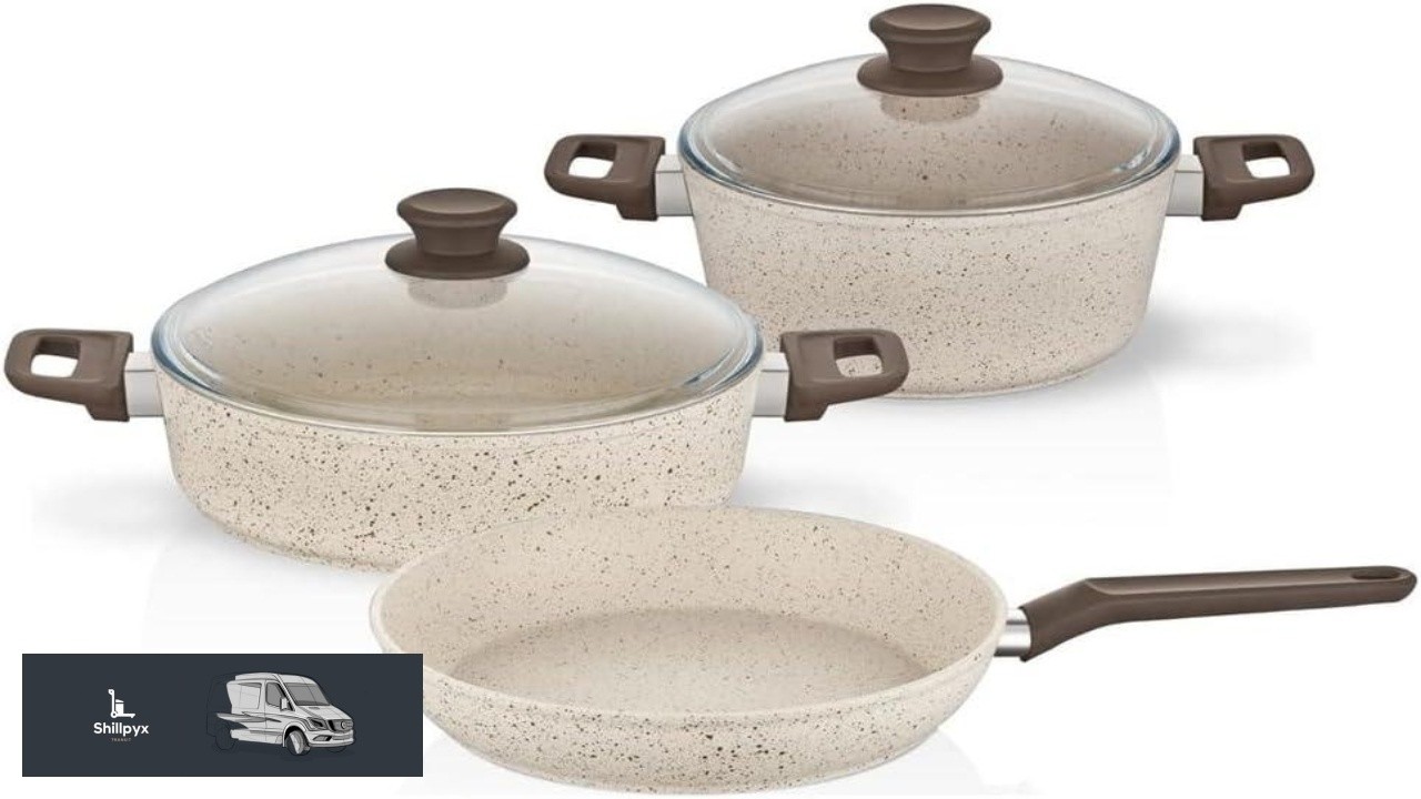 5 Pcs Set Cookware Set Kitchenware Saucepan Cooking Pot and Pan Set Non St?ck