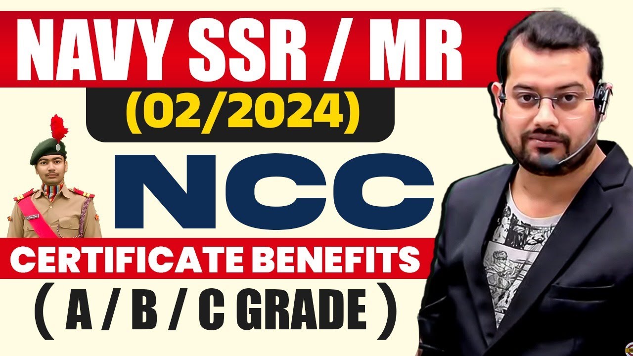 NAVY SSR/MR 2024 NCC CERTIFICATE BENEFITS A B C CERTIFICATE NCC BY VIVEK RAI