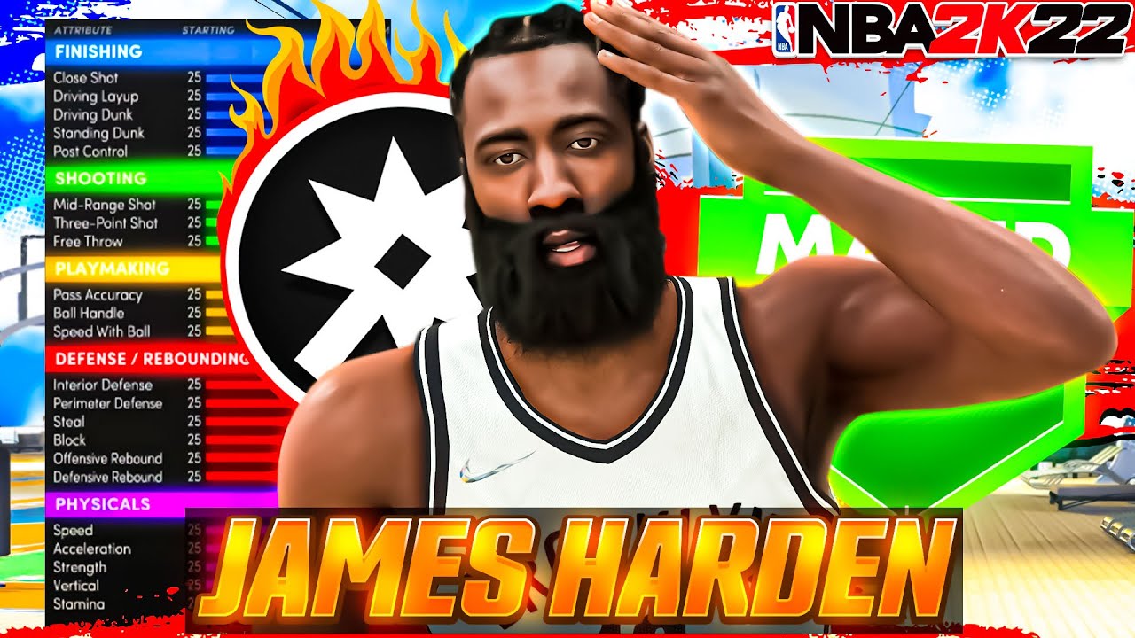 How to make James Harden EXACT build on NBA 2K22! Best Shooting Guard build on 2K!