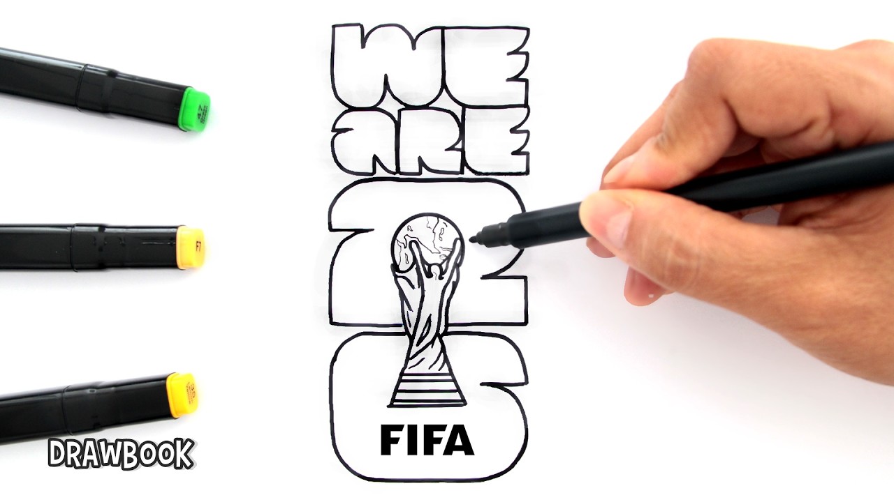 How to Draw and Color the FIFA WORLD CUP 2026 