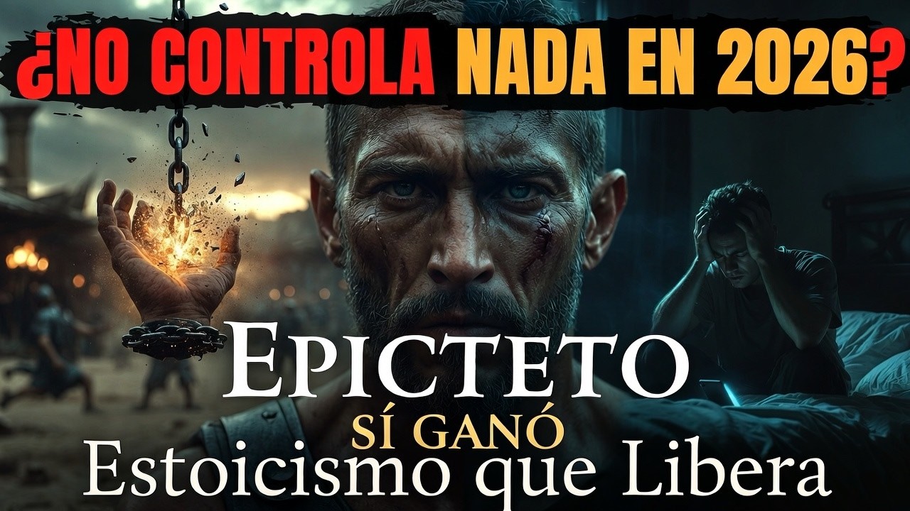 ¿Sientes que NO Controlas NADA en 2026? Epicteto Era Esclavo y Cojo… y Aún Así Fue Libre