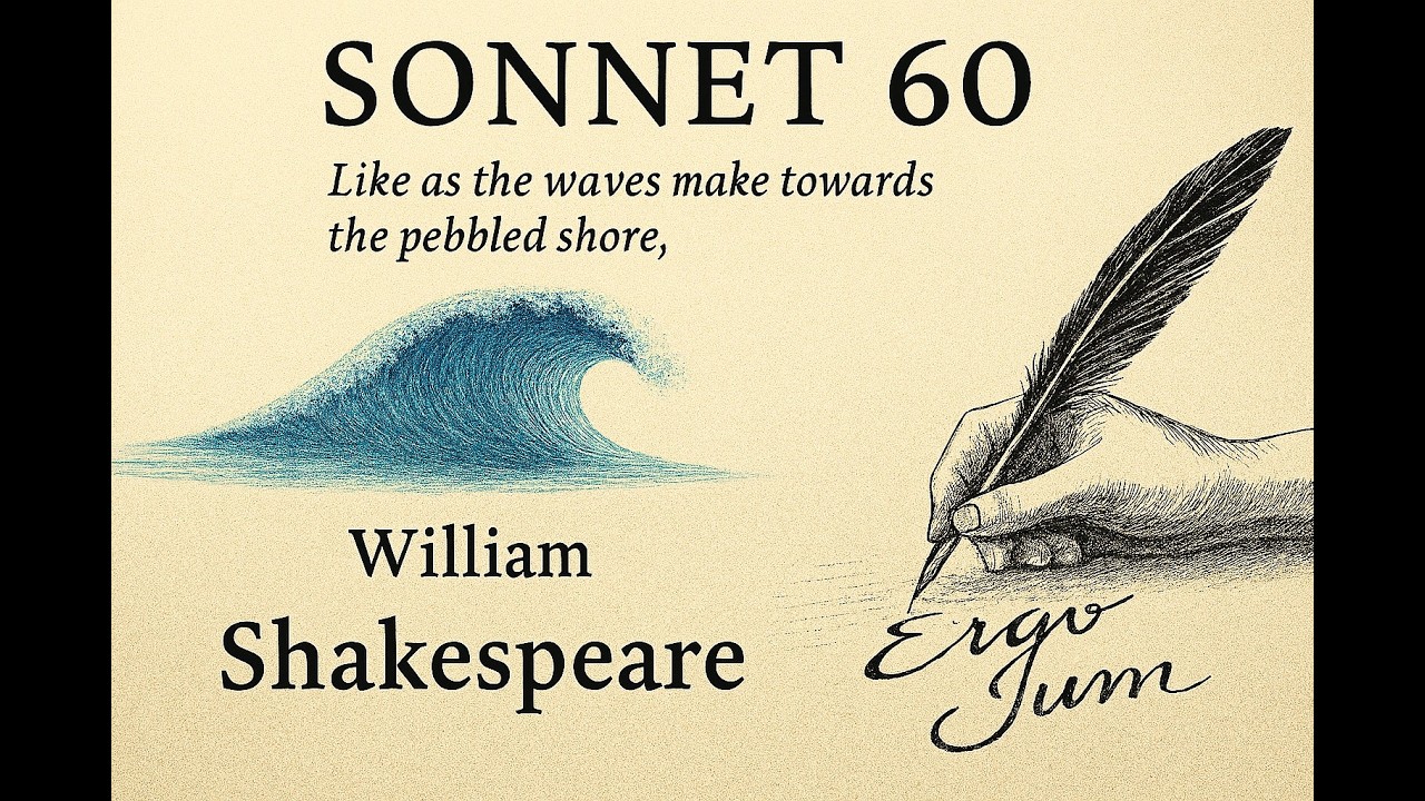 Sonnet 60 - 🪶William Shakespeare | Ergo Sum 🎶