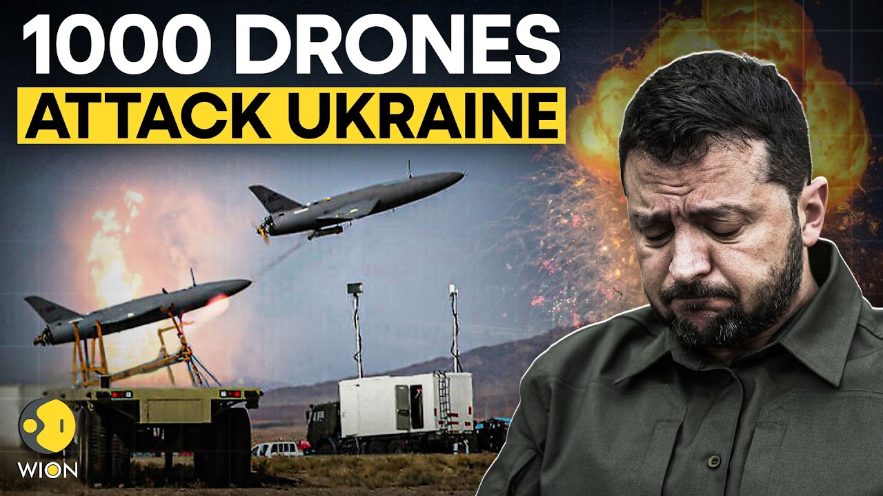 Russia-Ukraine War LIVE: Moscow Launches Massive Air Attack On Ukraine, 1000 Drones Rain On Kyiv