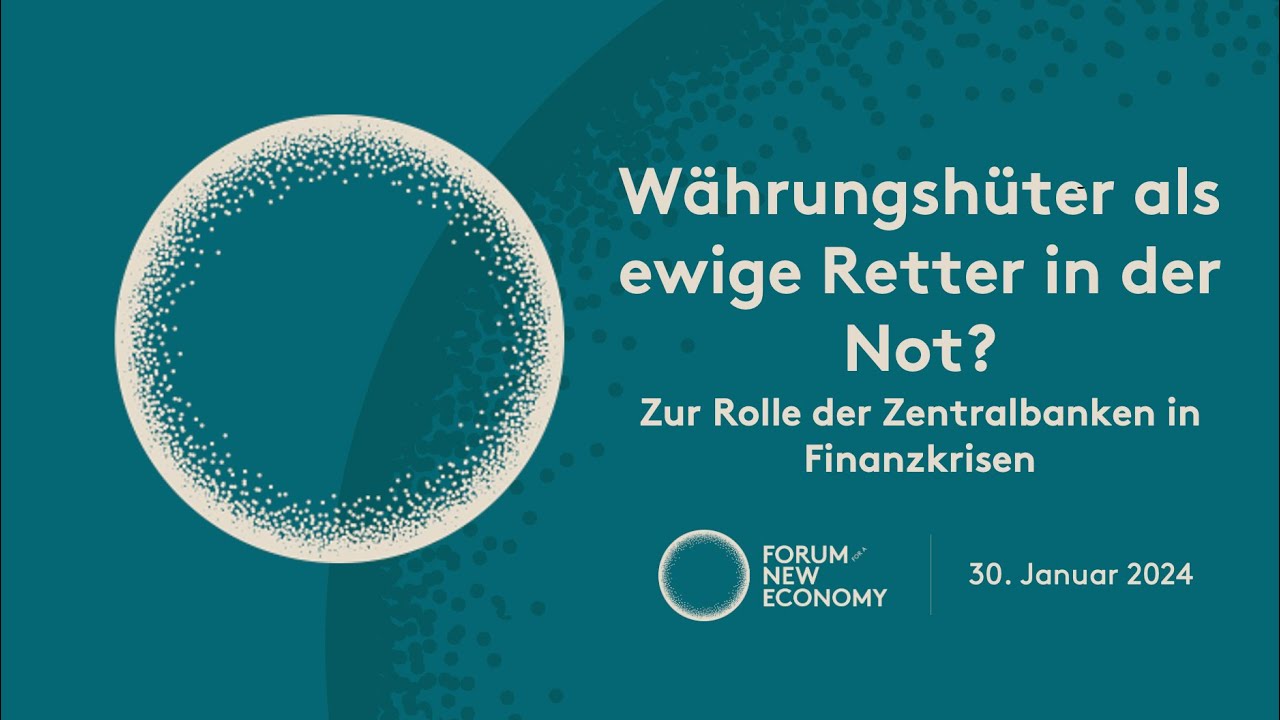 Währungshüter als ewige Retter in der Not? Talk zwischen Joachim Nagel und Moritz Schularick
