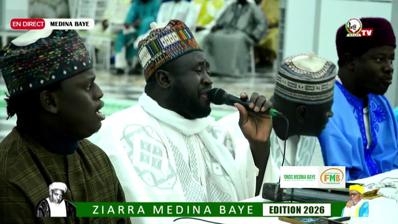 Ziarra Medina Baye 2026: Zikr Cheikh Ibrahima Ndao. @malbntv 