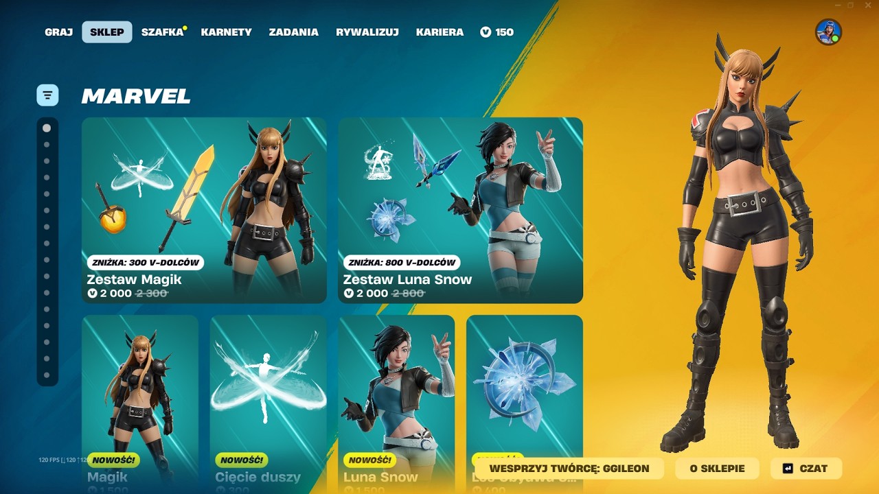 SKLEP FORTNITE 16.02.2026 *NOWE SKINY MAGIK I LUNA SNOW, NOWE EMOTKI I BUTY, NOWA SZAFKA AID, KYRA*
