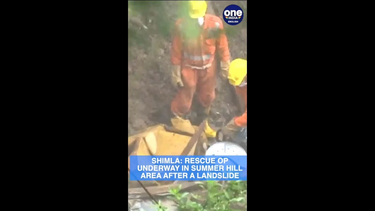 Shimla: Rescue op underway in Summer Hill area after a landslide | Oneindia News