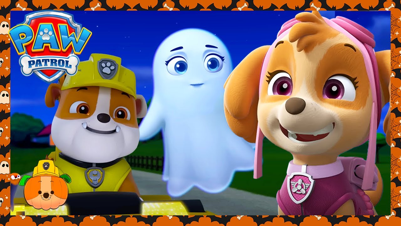 The Pups Meet a Lonely Ghost! 👻 - PAW Patrol Halloween Special - Cartoons for Kids
