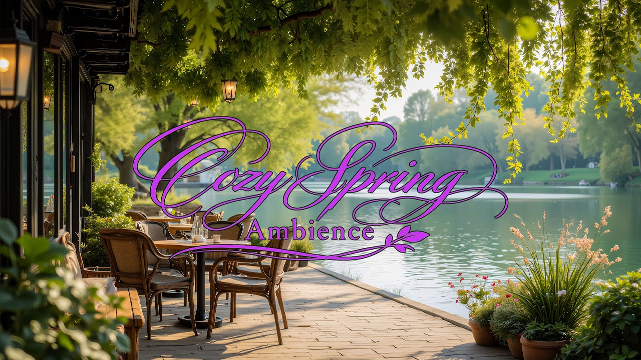Tranquil Lakeside Ambience 🎶 Smooth Piano & Water Sounds for Stress Relief