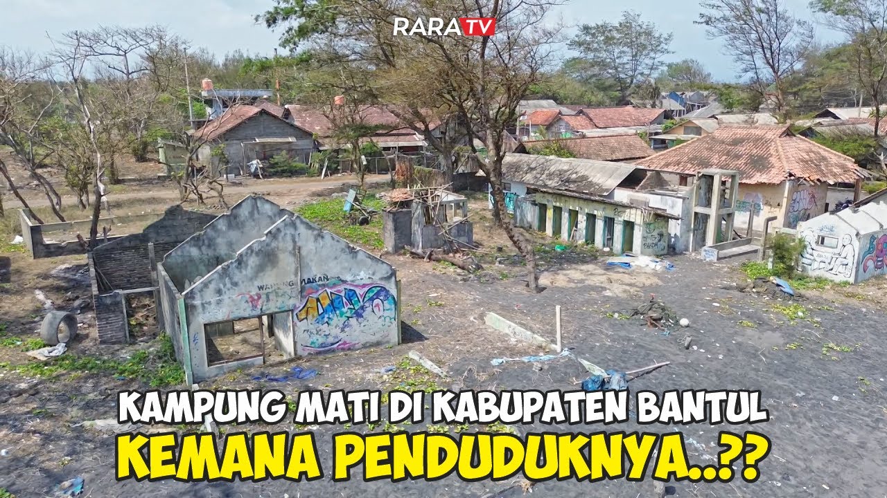 SEMUA WARGANYA PERGI ❗❗ PULUHAN RUMAH TERBENGKALAI, KAMPUNG MATI DI PESISIR PANTAI