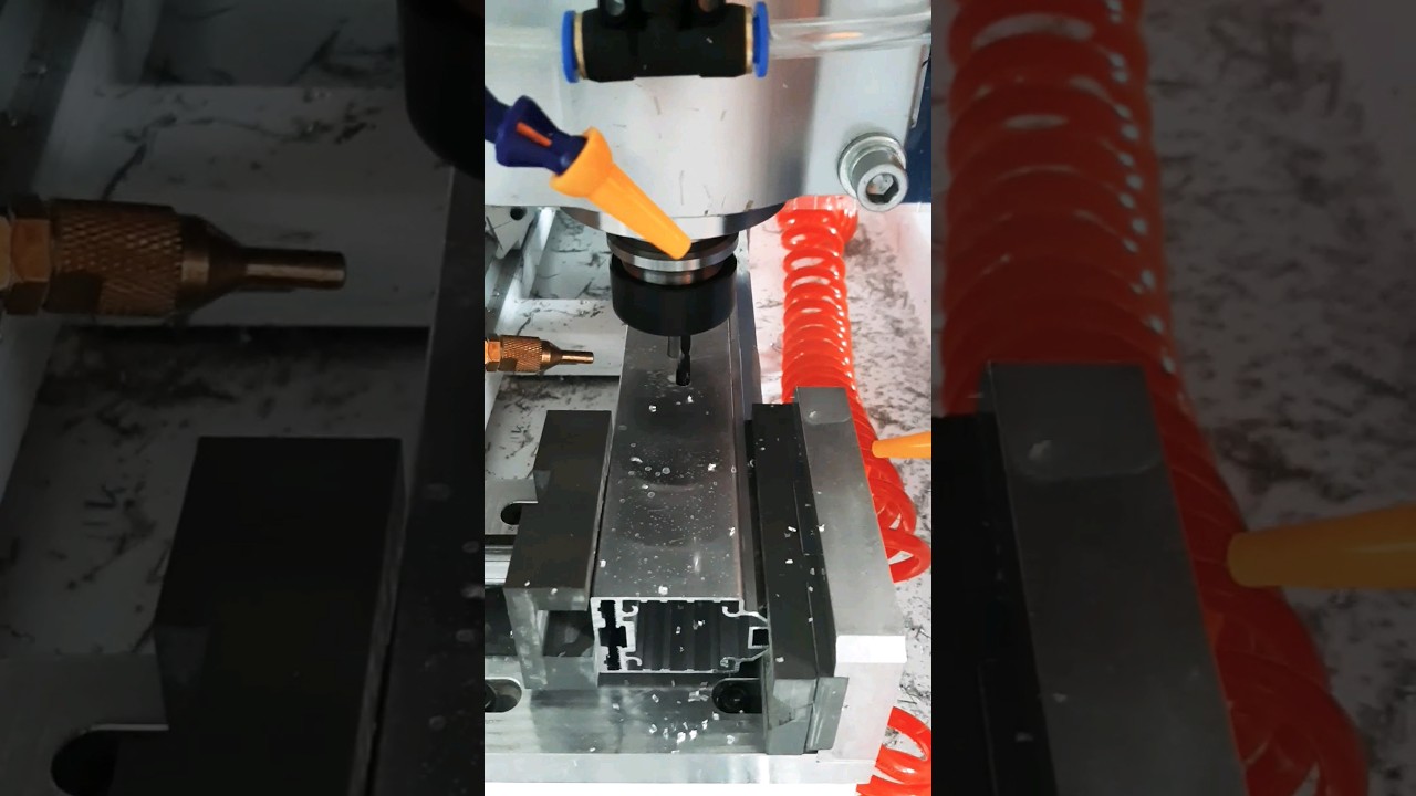 Aluminum profile milling | #cncmachining #cnc
