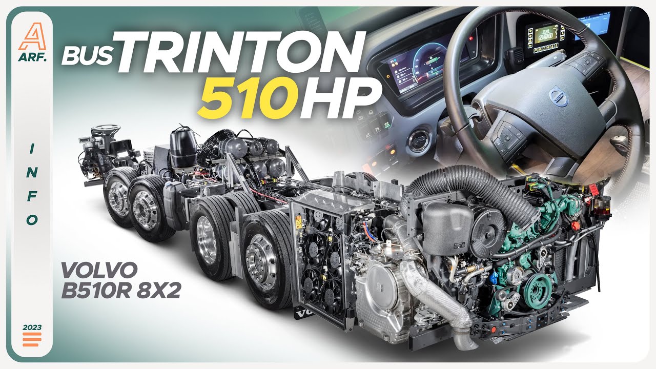VOLVO B510R !! Sasis QUAD AXLE Terbaru Dari VOLVO Dengan Tenaga 510 HP !!