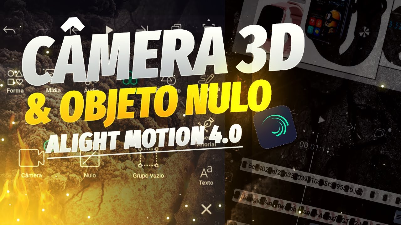 [🚀AULÃO PASSO A PASSO] COMO FAZER EFEITO DE CÂMERA 3D E OBJETO NULO NO ALIGHT MOTION 4.0