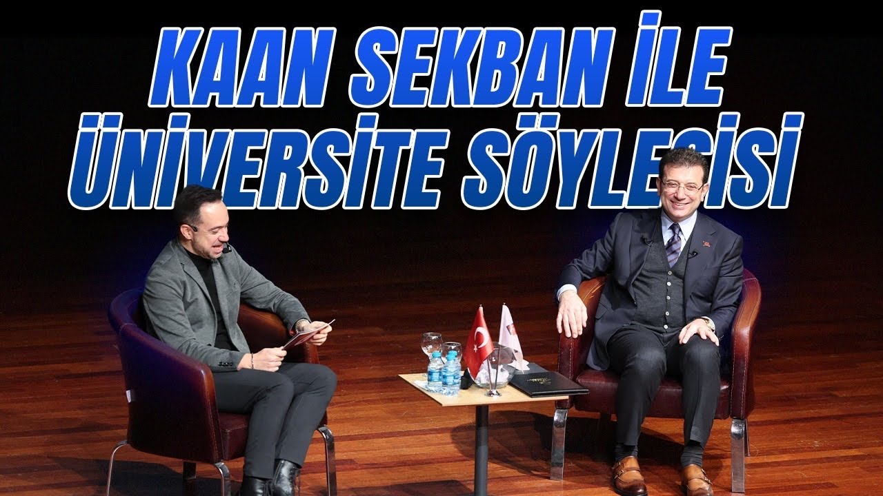 KAAN SEKBAN MODERATÖRLÜĞÜNDE ÜNİVERSİTE ÖĞRENCİLERİYLE SOHBET ETTİK
