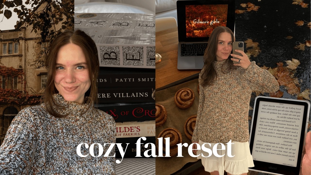 preparing for autumn │ cozy reset, fall shopping, bucket list & tbr 🍂🧸🤎