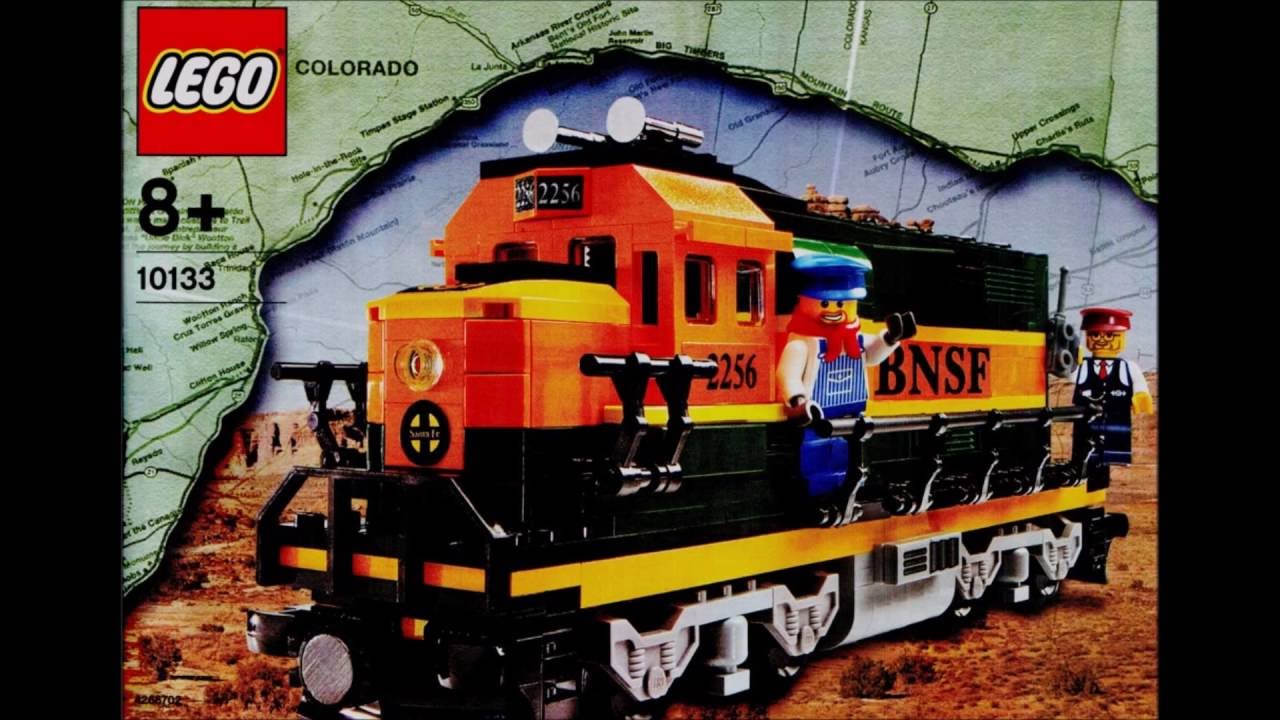 LEGO 10133 Burlington Northern Santa Fe (BNSF) Locomotive Instructions