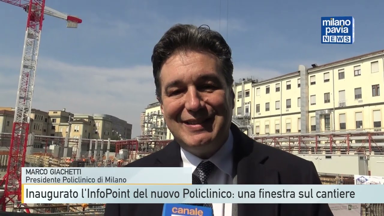 Inaugurato l'Info point del nuovo Policlinico una finestra permanente sul cantiere