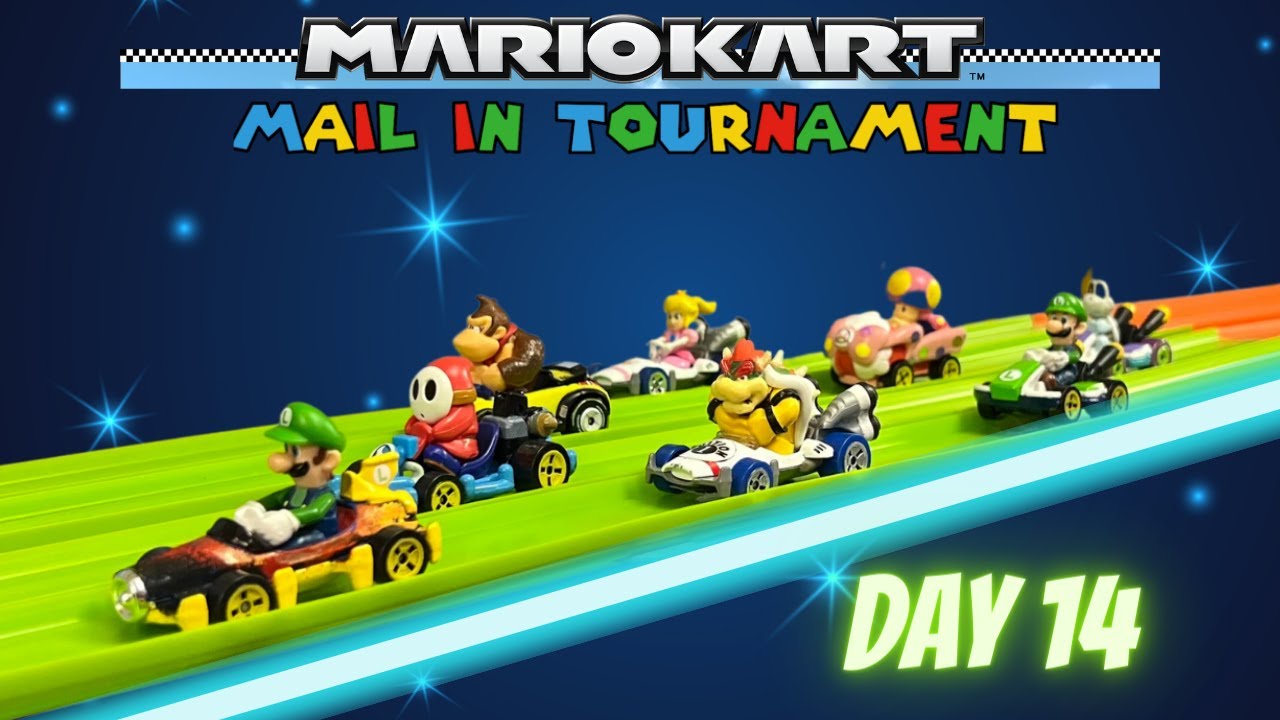 MARIO KARTS MAIL IN TOURNAMENT | DIECAST CARS RACING 14