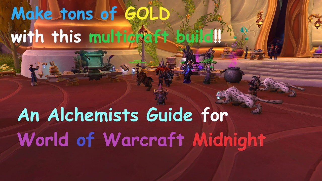 How I make tons of GOLD with multicrafting! An Alchemy Guide!