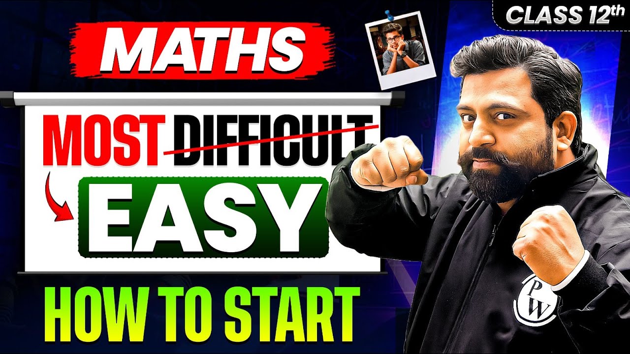 How to study Maths in Class 12? Study Plan That Actually Works✅