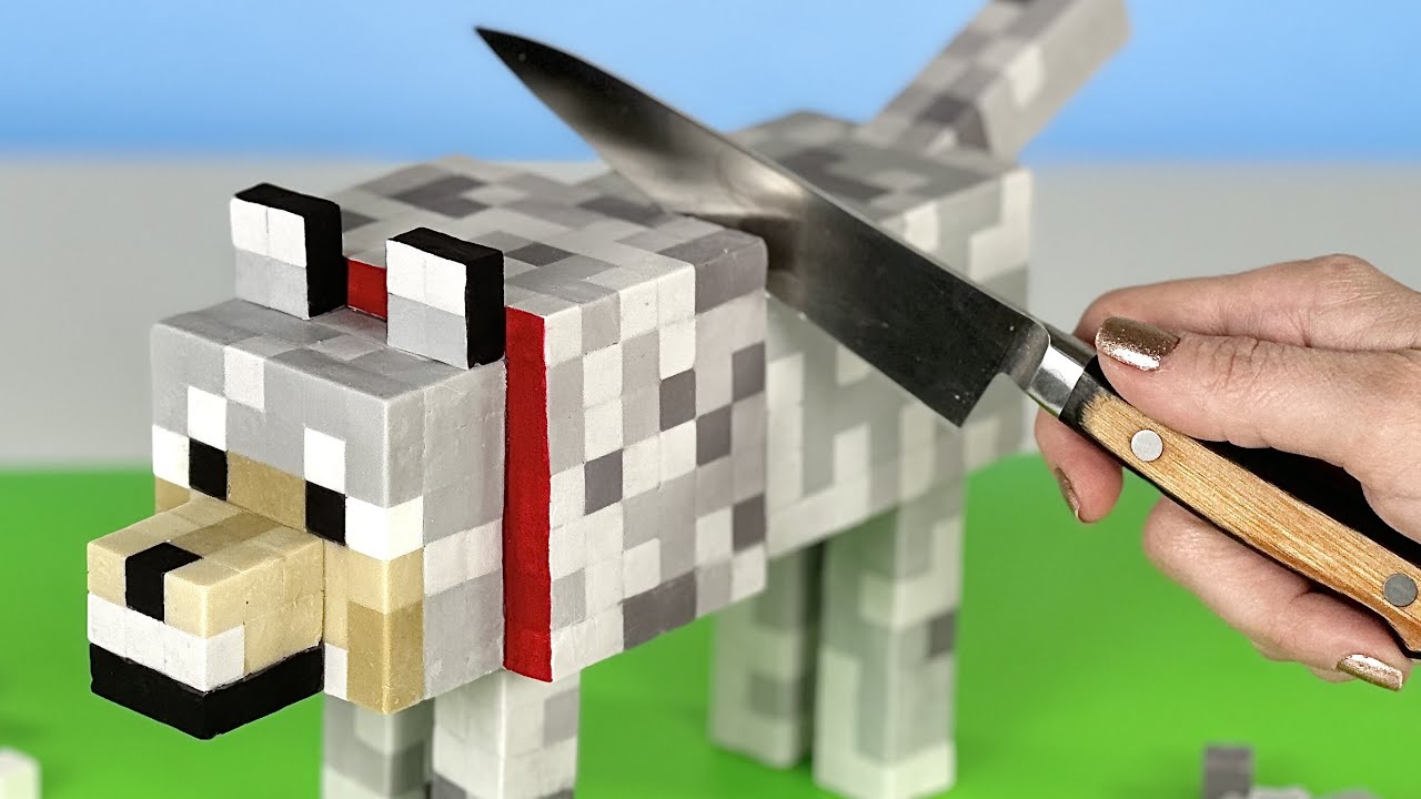 На изготовление этого торта Minecraft ушло 1000 шоколадных блоков!
