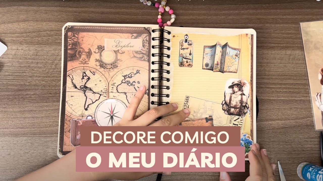 Decorando meu Diário por uma Semana no Tema de Viagem: Inspirações para usar seus adesivos