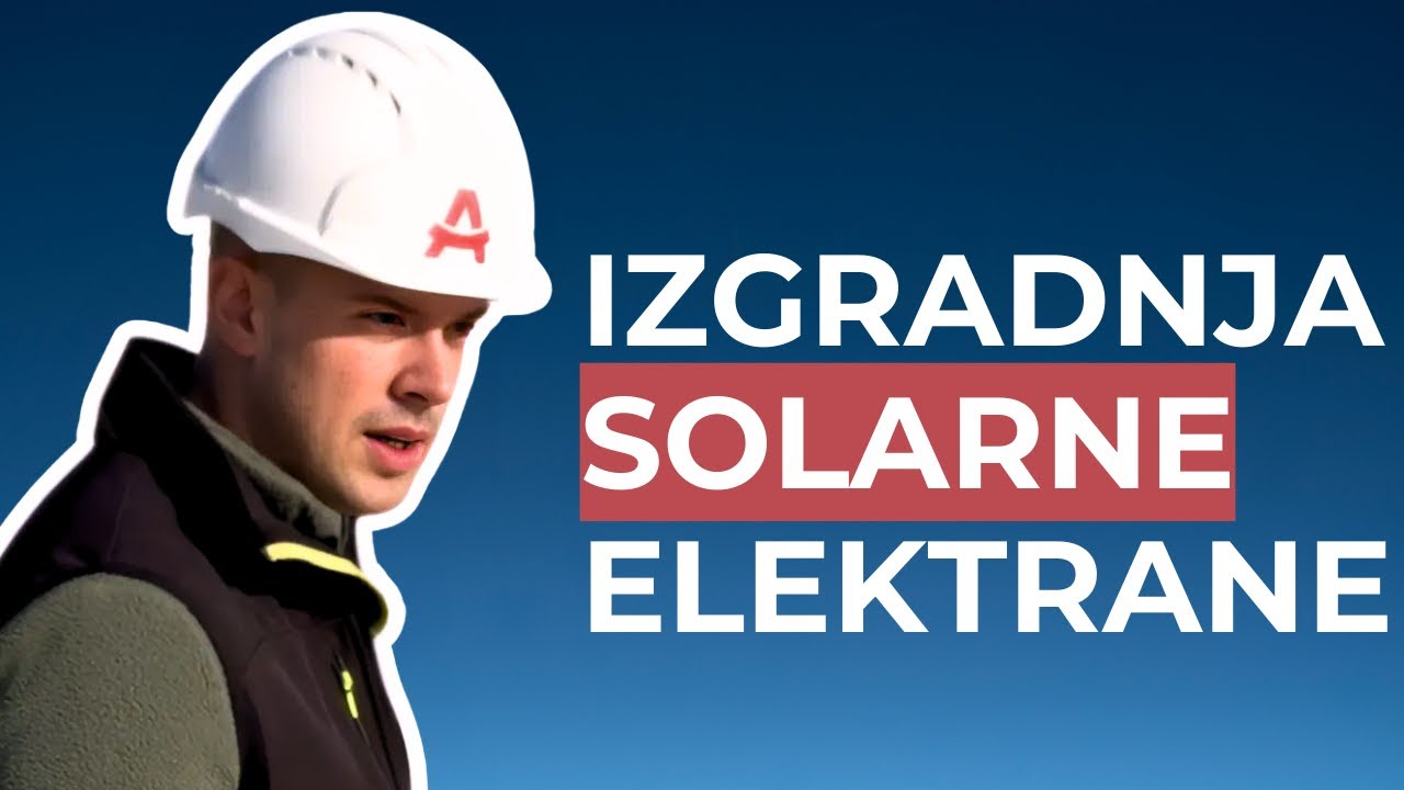 Izgradnja solarne elektrane i montaža solarnih panela
