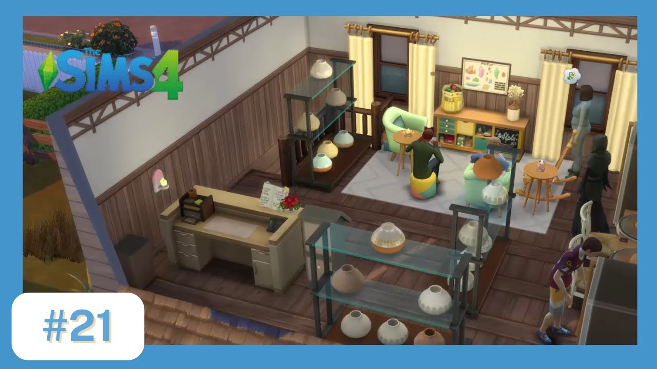 Sims 4 Génération Laideur #21 L'entreprise d'Anna fonctionne bien...