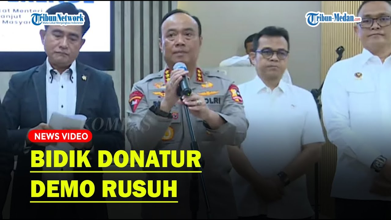 WAKAPOLRI: 583 Orang Masih Ditahan, Kami Kejar Donatur dan Aktor Intelektual❗