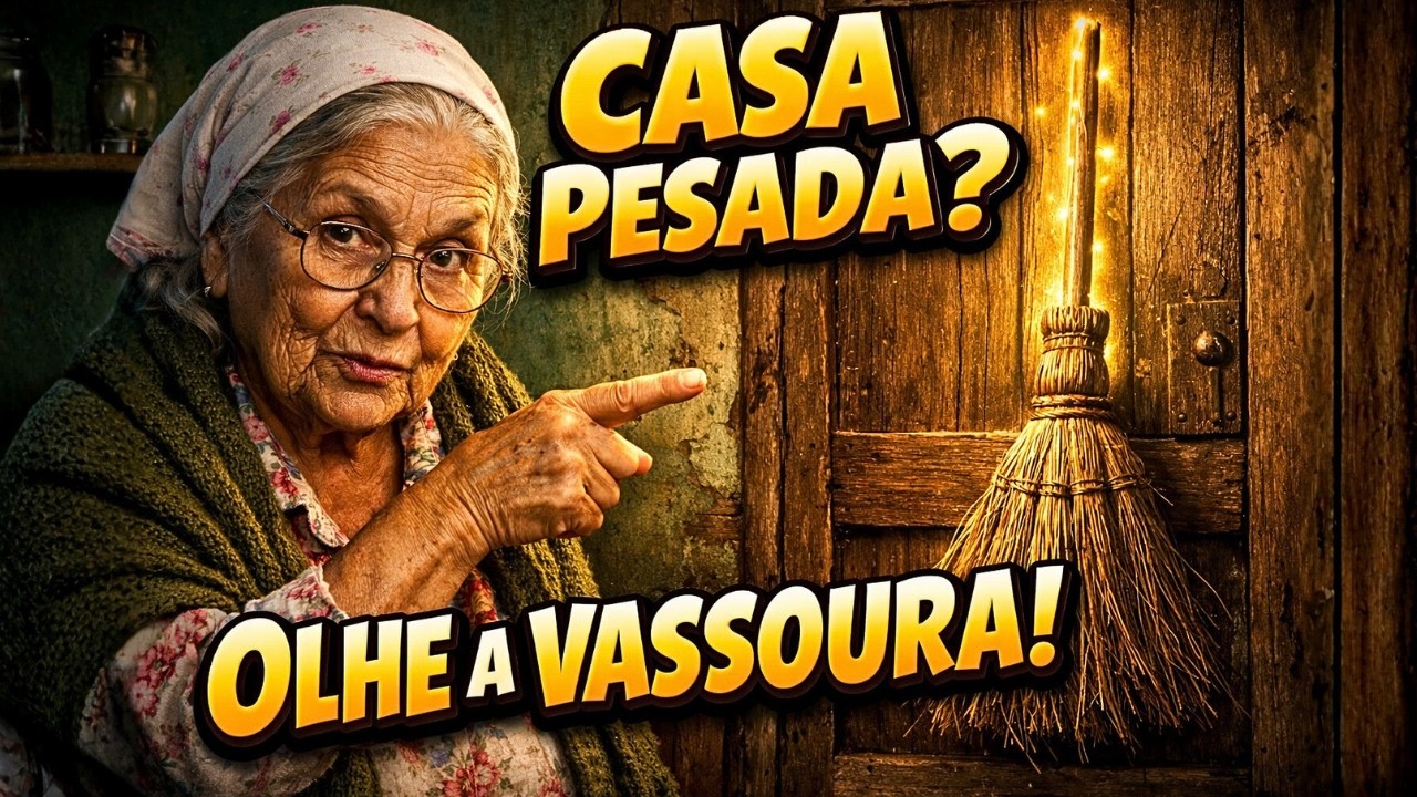 CASA PESADA? COLOQUE A VASSOURA ASSIM HOJE E SINTA A DIFERENÇA