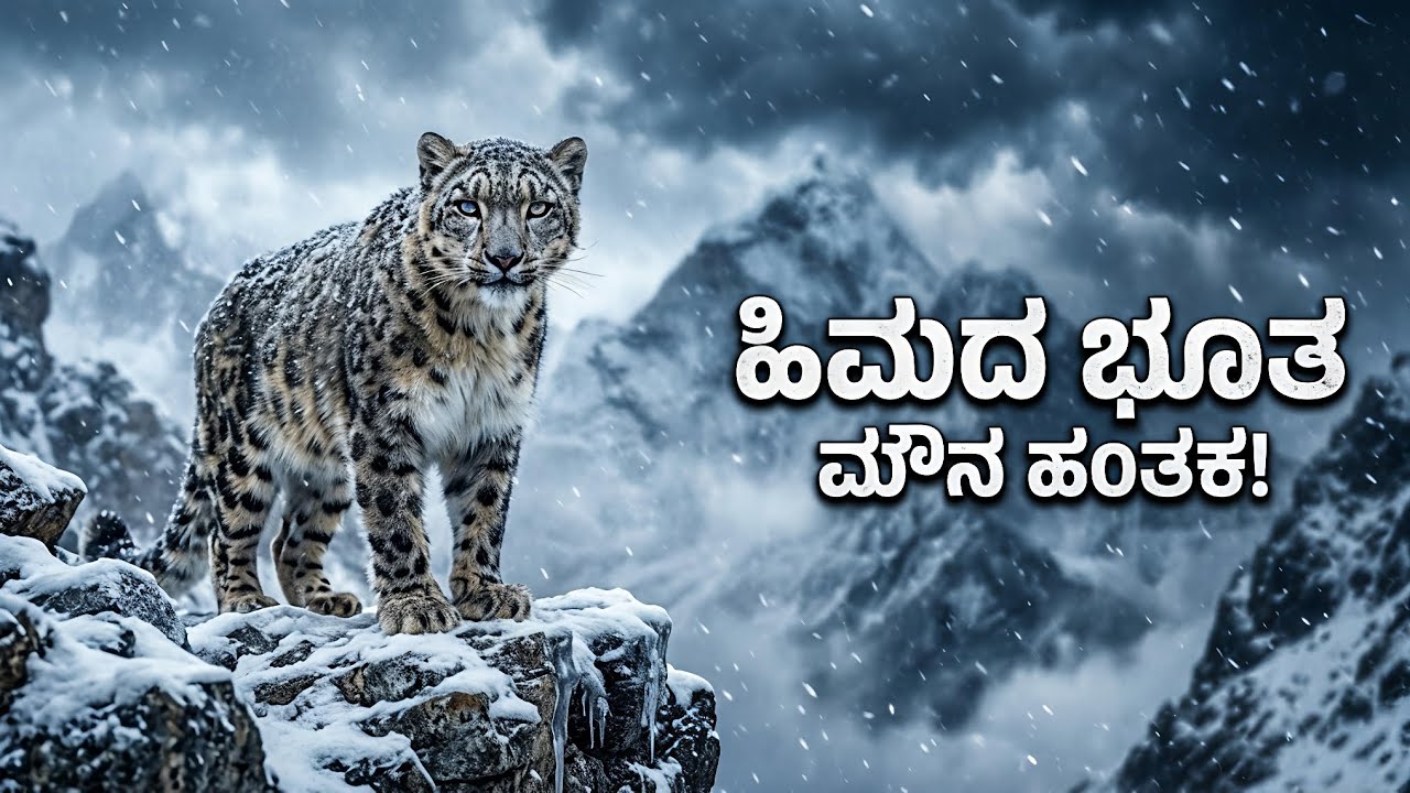 Snow Leopard (ಹಿಮಚಿರತೆ): ಹಿಮದ ಭೂತ | ಮೌನ ಹಂತಕನ ರಹಸ್ಯ!