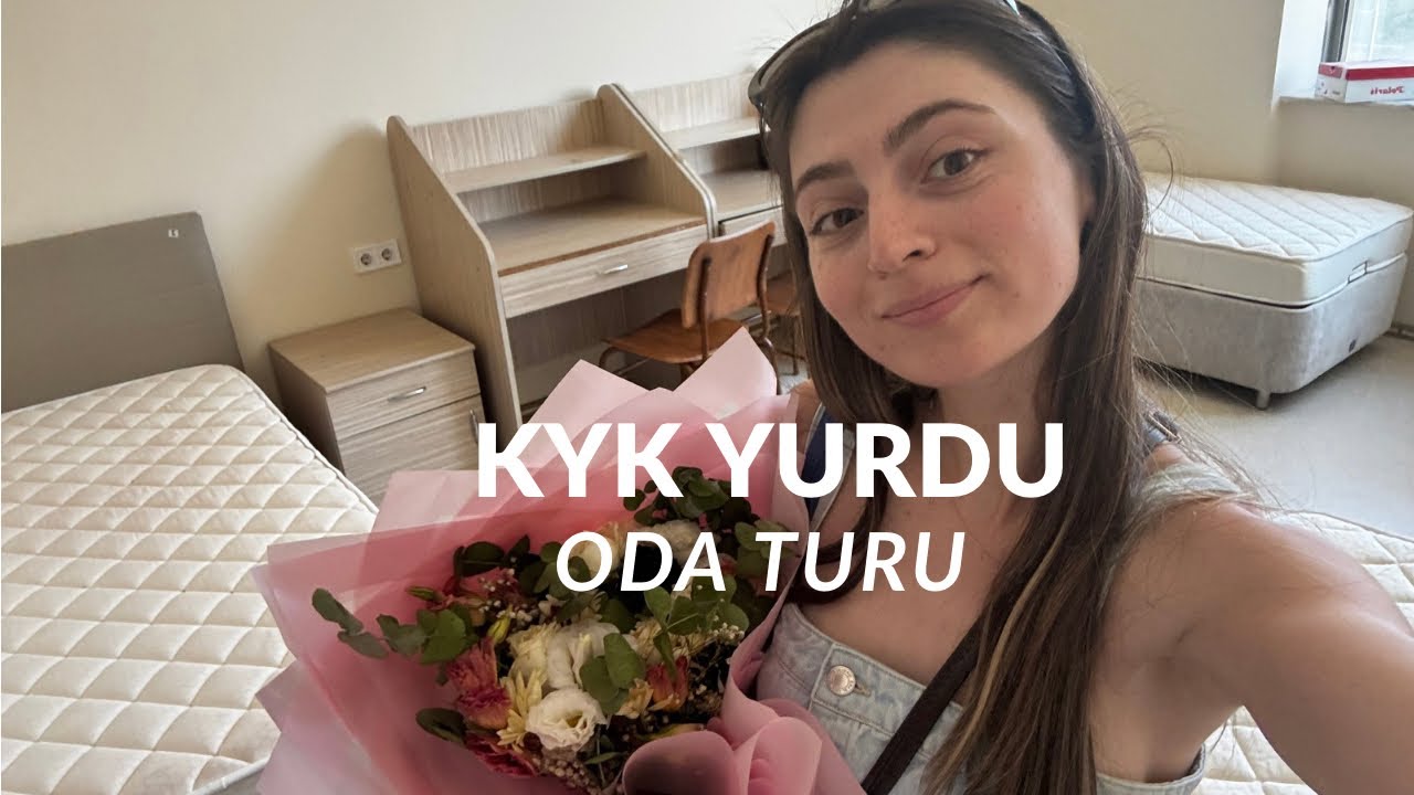 Kyk yurt oda turu / Antalya Şehzade Korkut Kız Öğrenci yurdu + yerleştirme