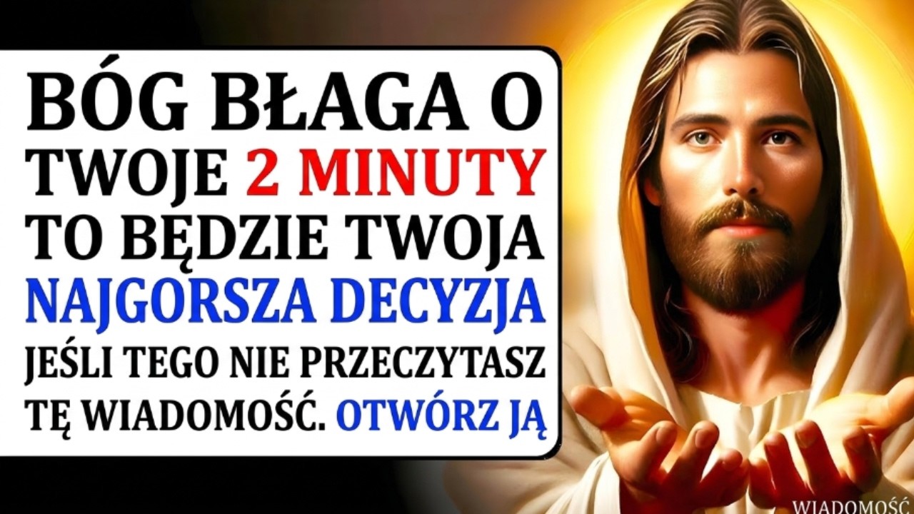 🔴 JEZUS M&Oacute;WI: NIE WIESZ, JAK BARDZO CIĘ KOCHAM. ZOSTAŃ 1 MINUTĘ | BOŻE PRZESŁANIE