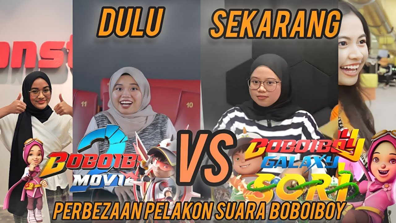 #3 | PEMILIK SUARA ASLI BOBOIBOY THE MOVIE 2 VS BOBOIBOY GALAXY SORI | ADA SEDIKIT ‼️PERUBAHAN‼️HD+
