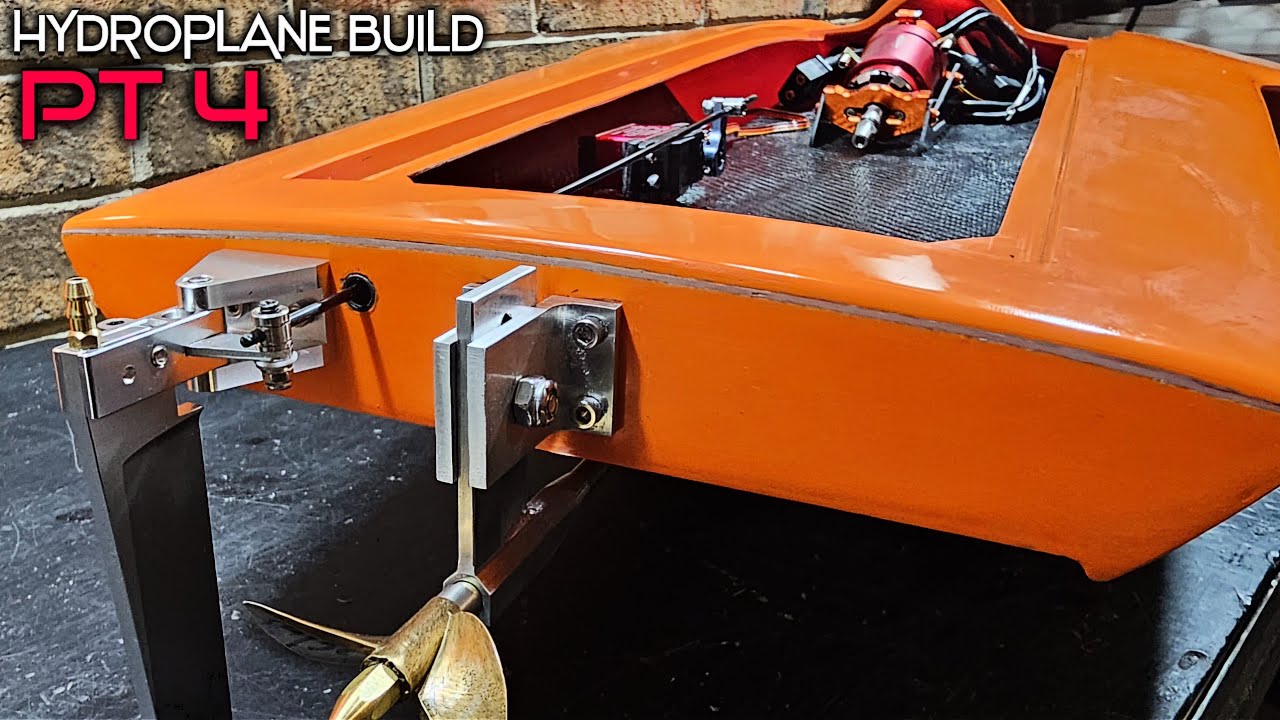 Steering Linkage & Servo Setup Deltaforce Vortex 34 Rc Hydroplane Build Pt 4