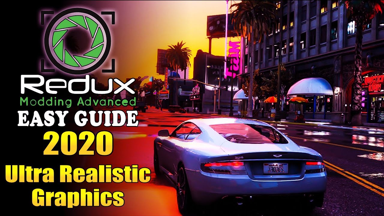 HOW TO INSTALL REDUX 1.8 WITH RESHADE || GTA 5 4K REALISTIC GRAPHIC MODPACK || LATEST VERSION 2020