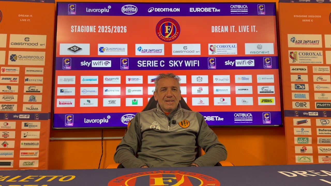 Quaresmini: «La sfida con l'Arzignano è un'opportunità, è una tappa importante ma non decisiva»
