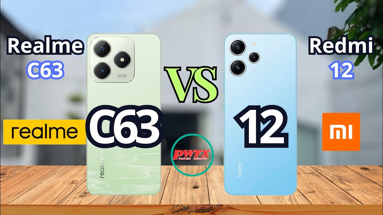 Realme C63 vs Redmi 12, Redmi 12 vs Realme C63, Realme C63, Redmi 12