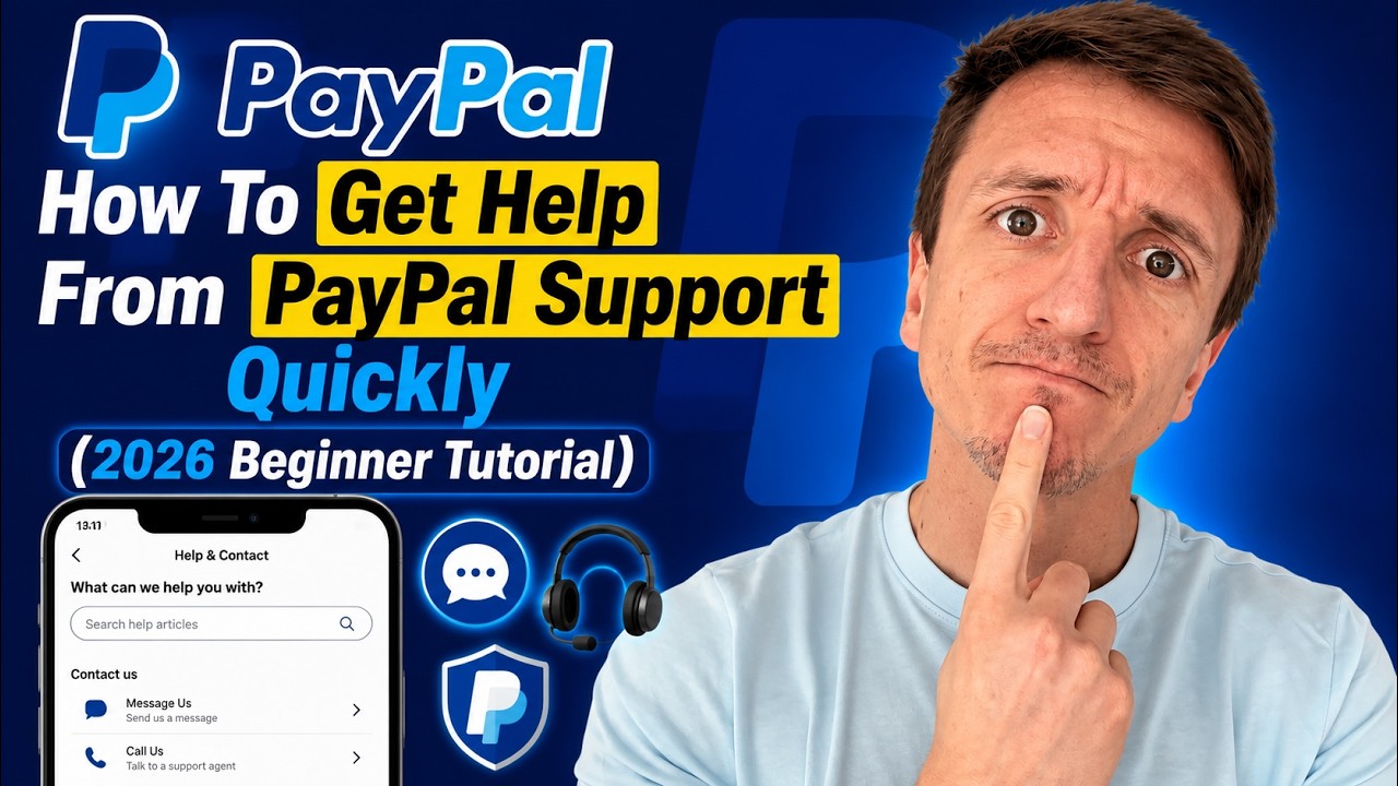 How To Get Help From PayPal Support Quickly (2026 Beginner Tutorial)