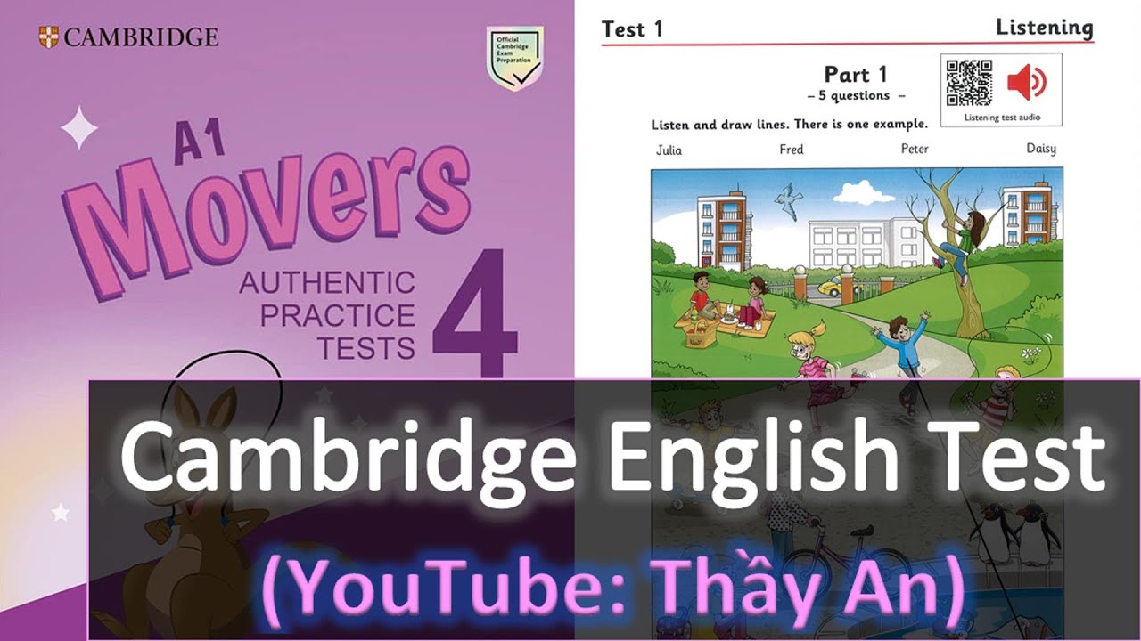 A1 Movers 4 Authentic Examination Papers 2022 Test 1 - Cambridge English YLE