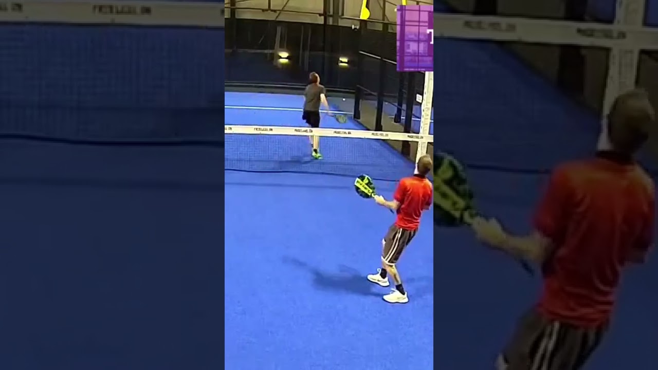 Man throws padel racket on someone #padel #ouch #fail