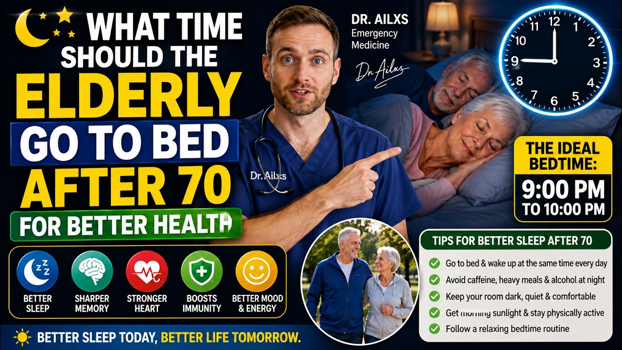 What Time Should The Elderly Go to Bed After 70 For Better Health