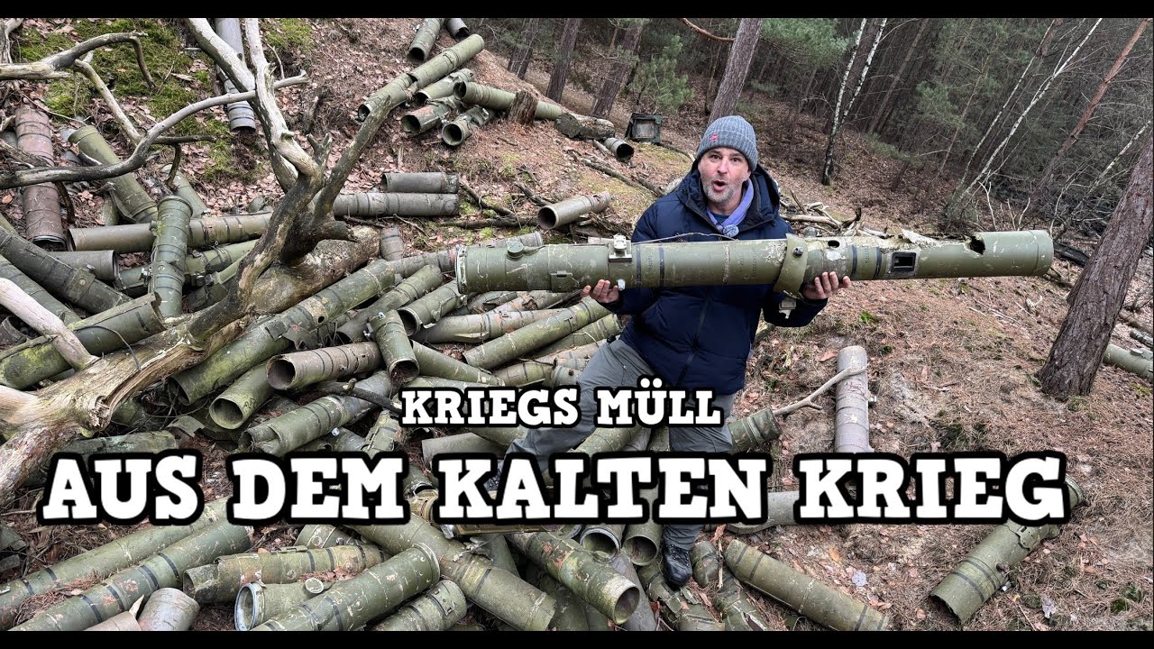 UNFASSBARE Funde im Wald !  Munitionslager der Sowjetarmee....