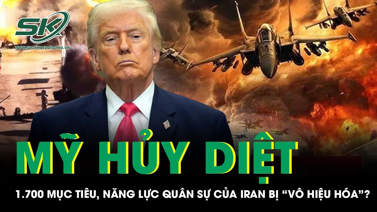 Mỹ hủy diệt 1.700 mục tiêu, năng lực quân sự của Iran đã bị “vô hiệu hóa”?