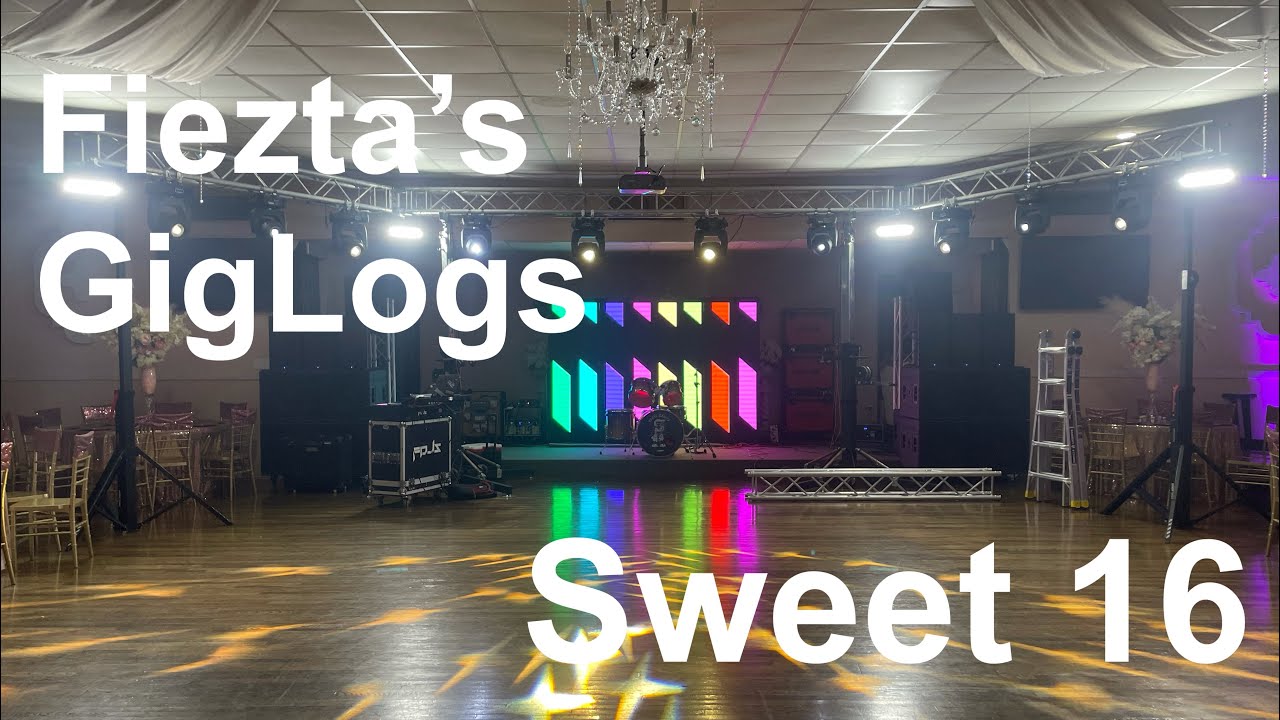 Sweet 16 With Large Setup and Rock Band! - Gig Log #4